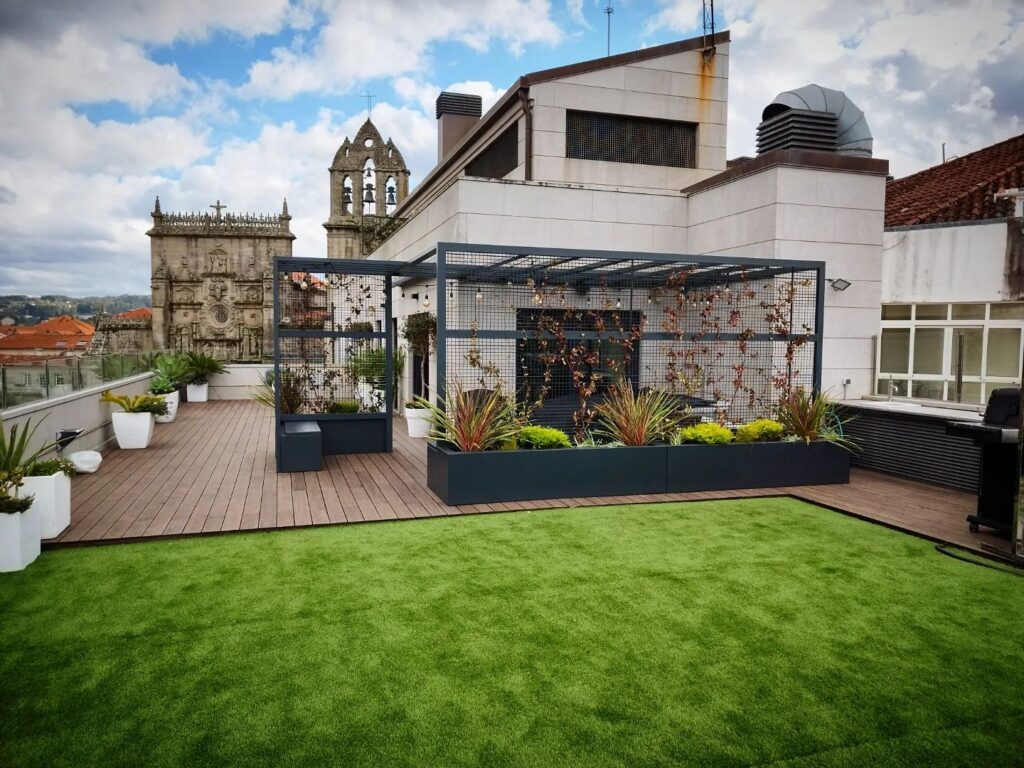 terraza cesped