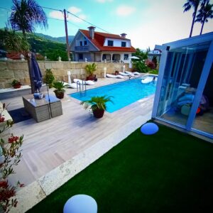 jardín vivienda particular en Seixo