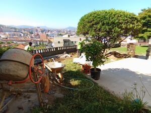 jardín vivienda particular en vigo