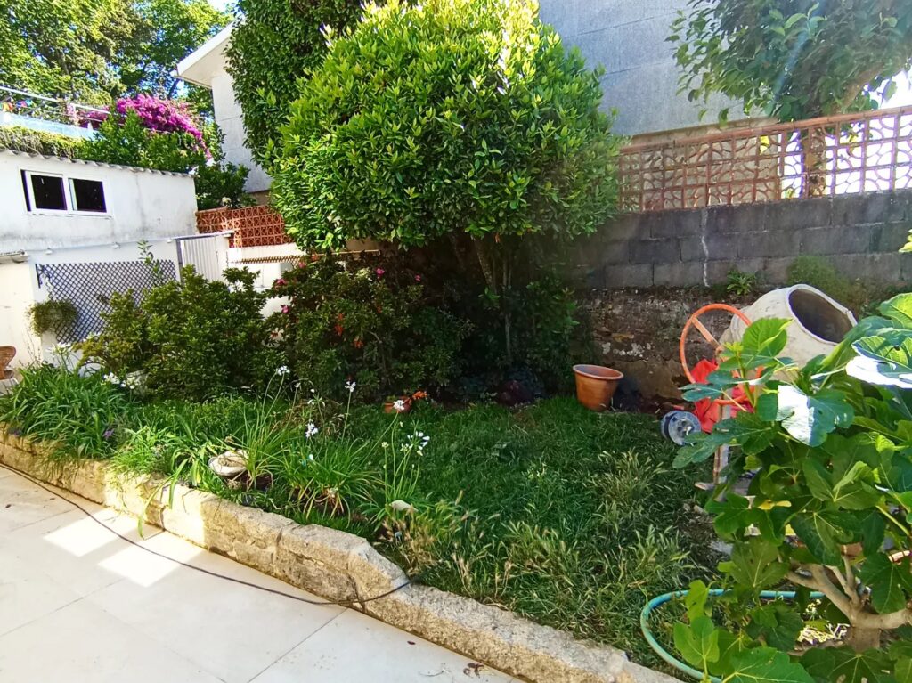 jardín vivienda particular en vigo