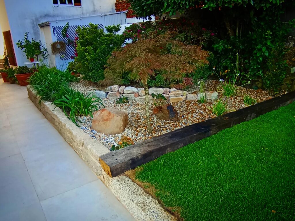 jardín vivienda particular en vigo