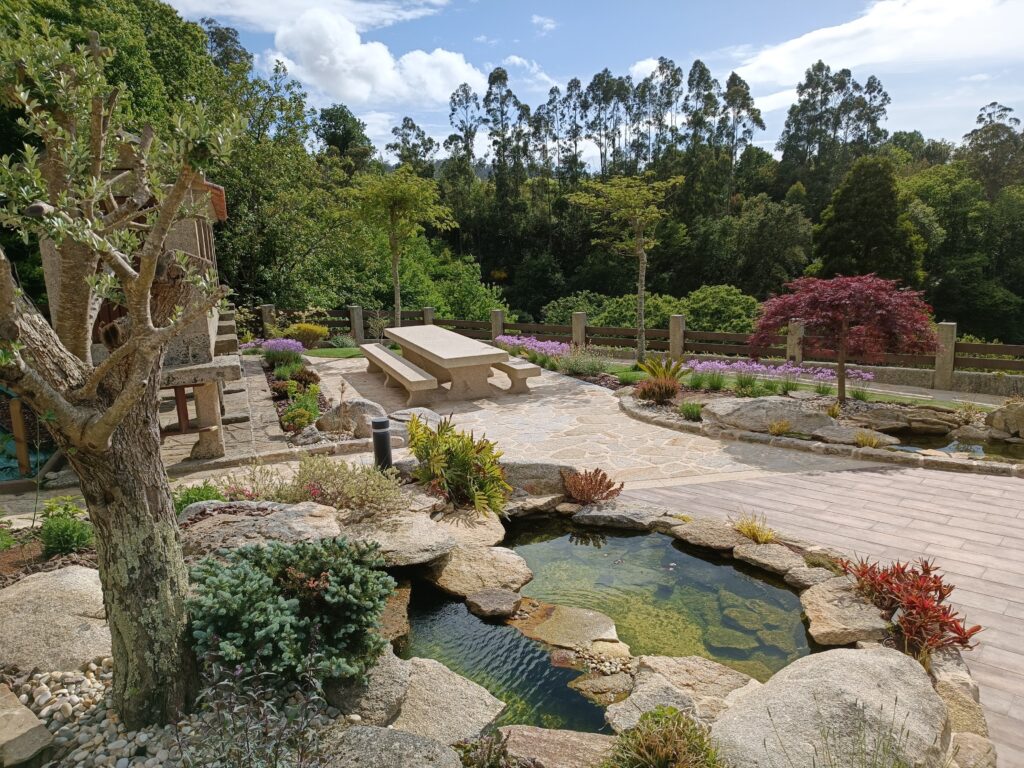 Proyecto de paisajismo en Cela